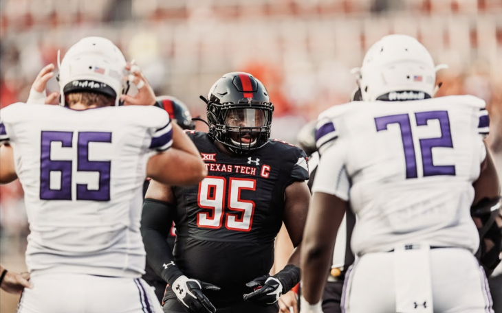 Texas Tech DL Jaylon Hutchings vs Kansas State