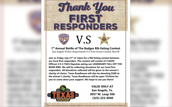 Battle of the Badge Rib Eating Contest