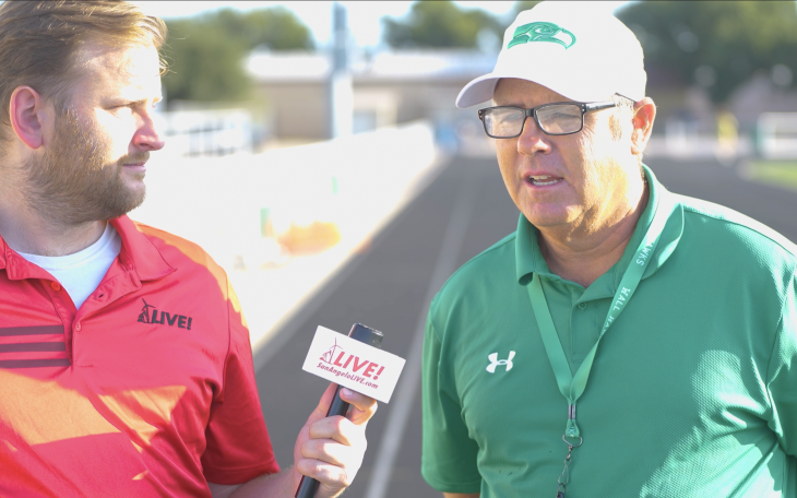 James Bouligny (left) Wall Head Coach Houston Guy (Right)