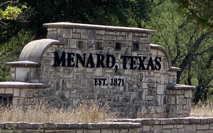 Menard Texas Sign (Courtesy/Texas Time Travel)