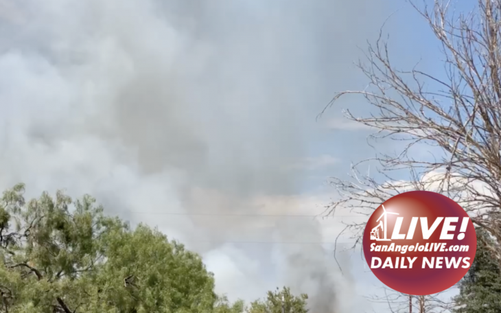 Explosive Fire Just South of San Angelo