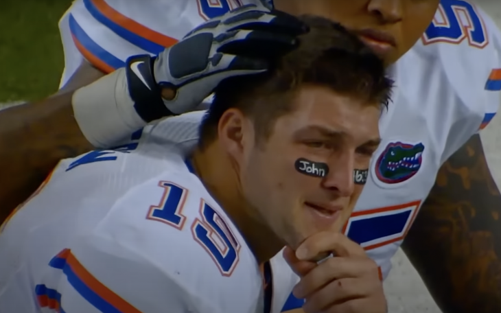 Former Florida Gator quarterback Tim Tebow