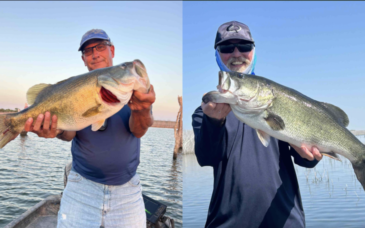 Keith Winters (left) and Todd McMain (Right) with their bass