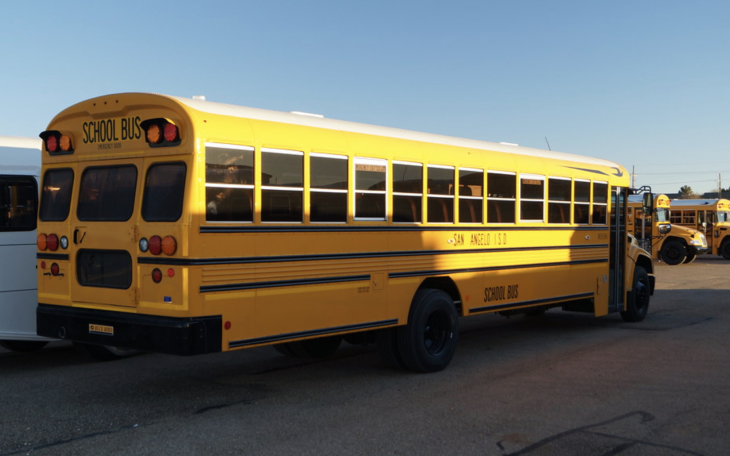 San Angelo ISD School Bus