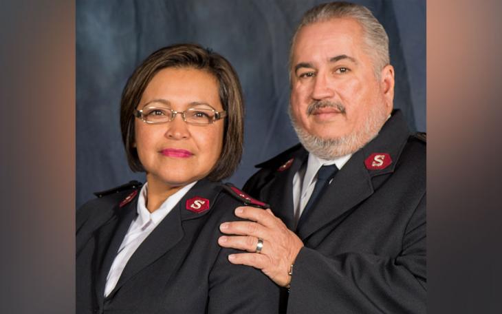 Majors Alfonso and Adriana Martinez