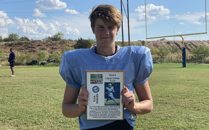 TLCA San Angelo Eagle Quarterback Layne Honea