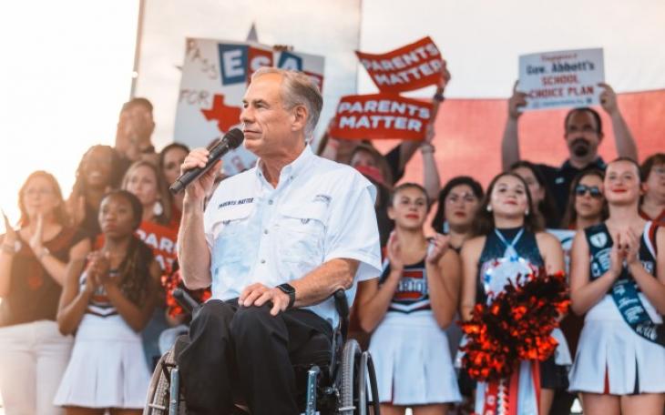 Gov. Abbott on School Choice Friday 10/27/23 (Courtesy gov.texas.gov)