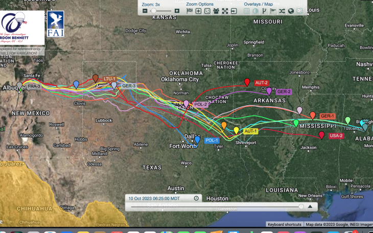 Gas Filled Balloon Race 2023 (Courtesy Gordon Bennett)