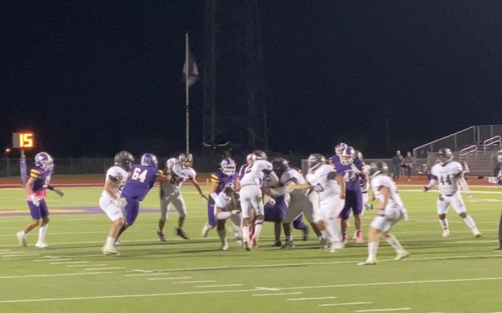 Brady's Zeke Jones tackles Early's Ben Morris