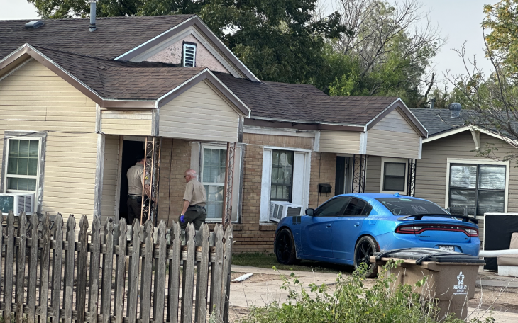 Heavy Police Presence on the 2800 Block of Freeland on Oct. 26, 2023