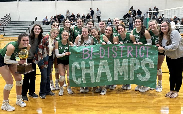 Wall Lady Hawks 2023 Bi-District Champions