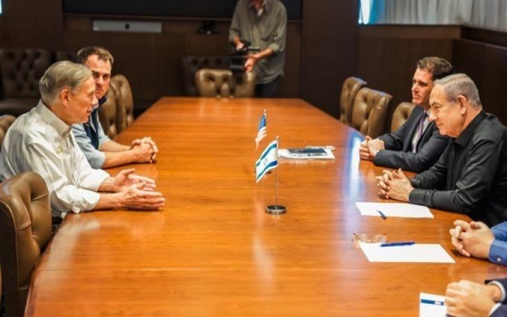 Abbott and Netanyahu in Israel (Courtesy gov.texas.gov)