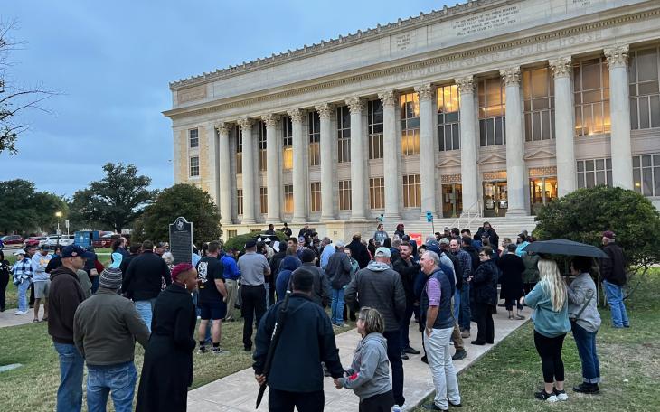 Griffith Chief Announcement 11.9.23 (LIVE! Photo Yantis Green)