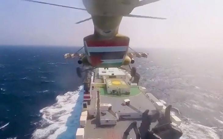 Houthi Rebels Film Their Daring Assault on a Civilian Cargo Ship in the Red Sea