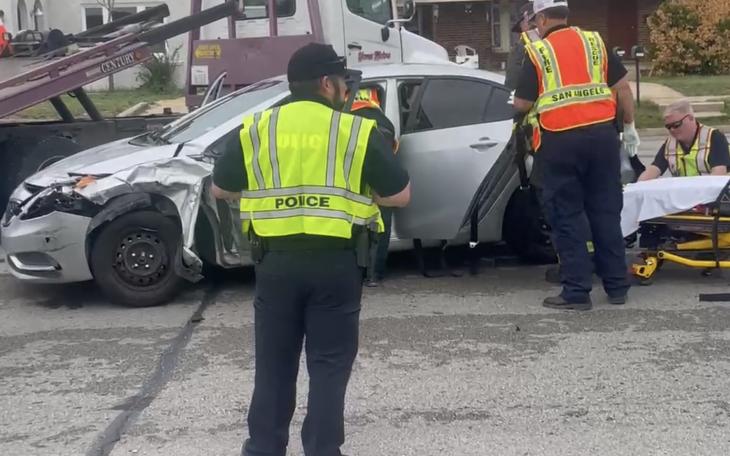 Crash on South Bryant