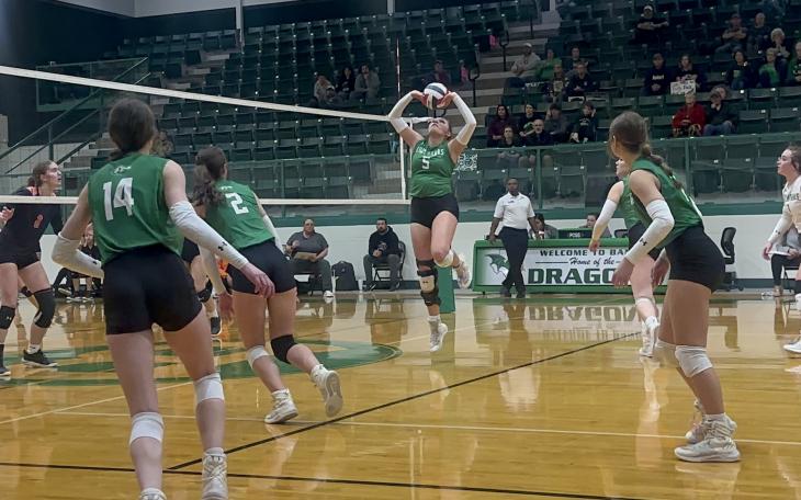 Wall Lady Hawks in action versus Llano