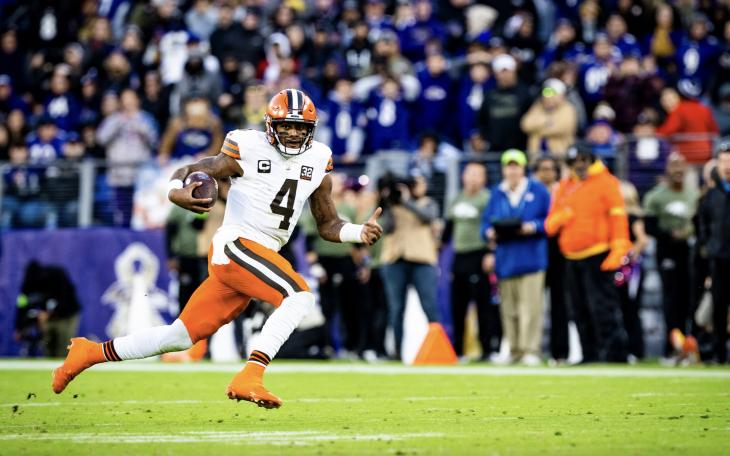 Cleveland Browns quarterback Deshaun Watson