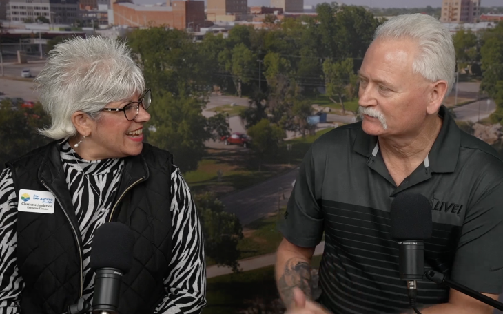 Charlotte Anderson with Keep San Angelo Beautiful on November 9, 2023