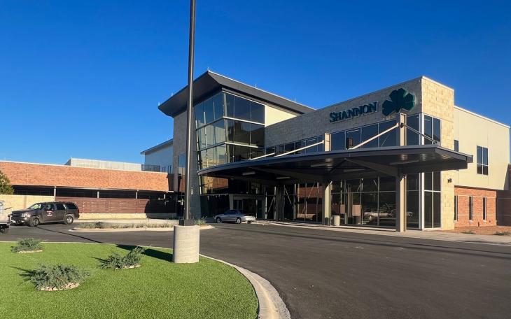The Shannon Cancer Center at 131 E Beauregard Avenue, on the corner of Beauregard and Magdalen Streets