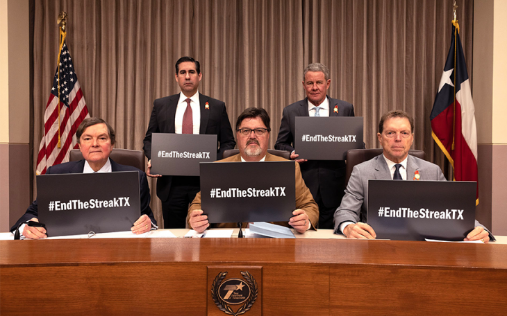 TxDOT Commissioners End the Streak (Courtesy TxDOT)