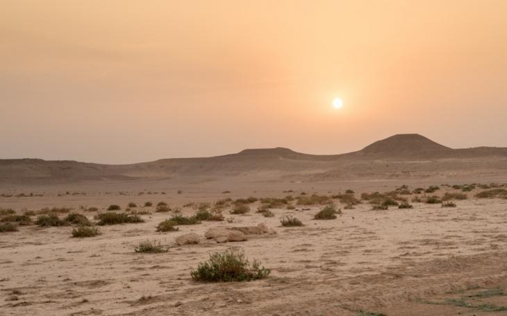 Cold Dry Freeze in the Desert (Courtesy StormGEO)