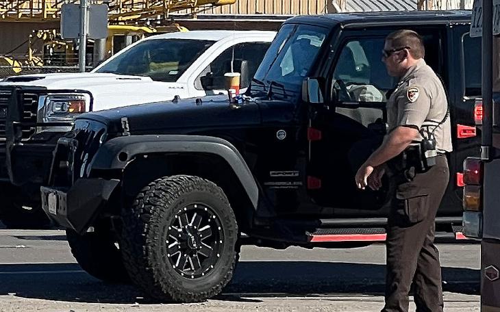 A Robust Grill Guard Shields a Jeep in San Angelo Collision