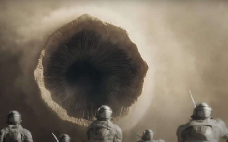 Dune Part Two Sandworm Attack