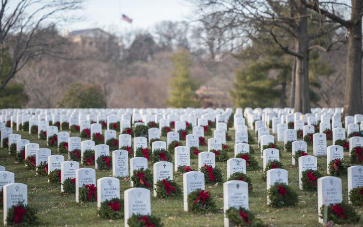 Wreaths Across America at Arlington National Cemetery (Courtesy Arlington NS)
