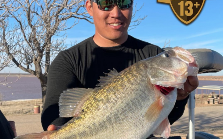 1st LegacyLunker of 24.  (Courtesy TPWD)