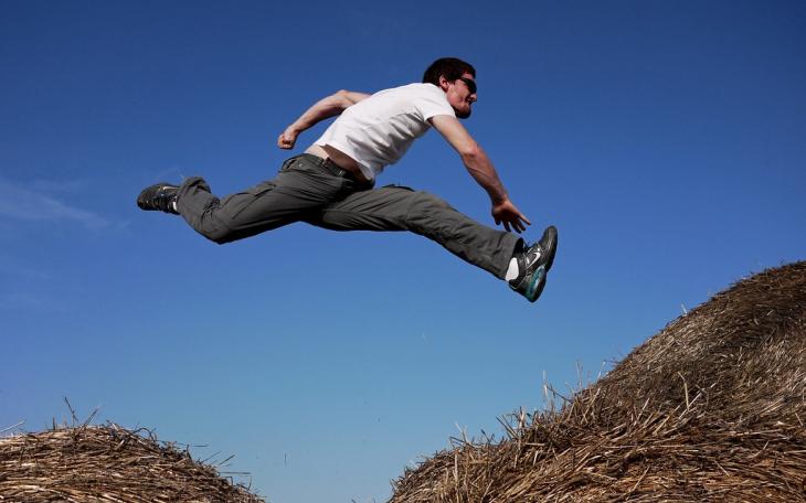 Bale Jumping (Courtesy Flikr)