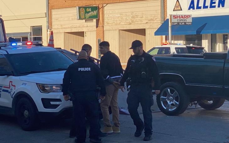 A partying man started partying too early before he headed downtown on January 27, 2024.