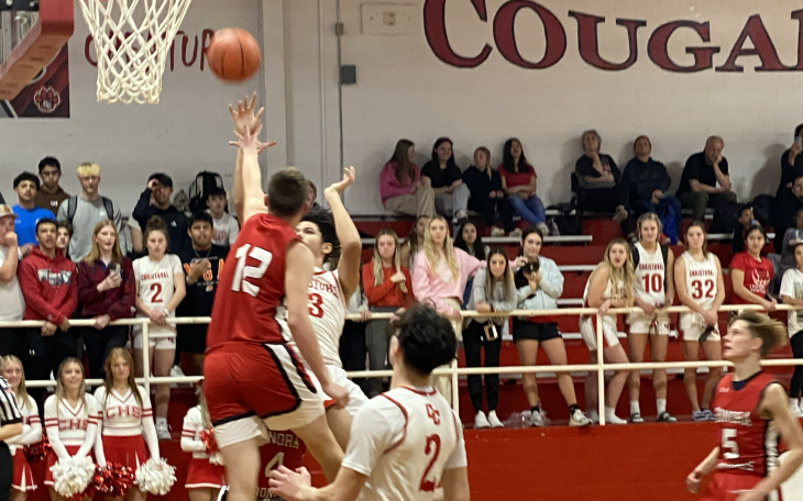 Christoval sophomore Bruce Cooper takes a shot against Sonora