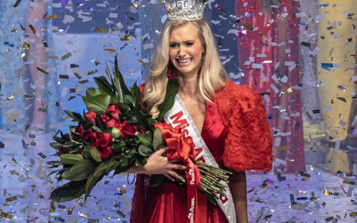 Miss America and U.S. Airman Active Duty