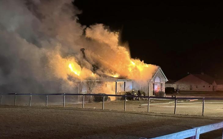 House Fire Gholson Fire Department