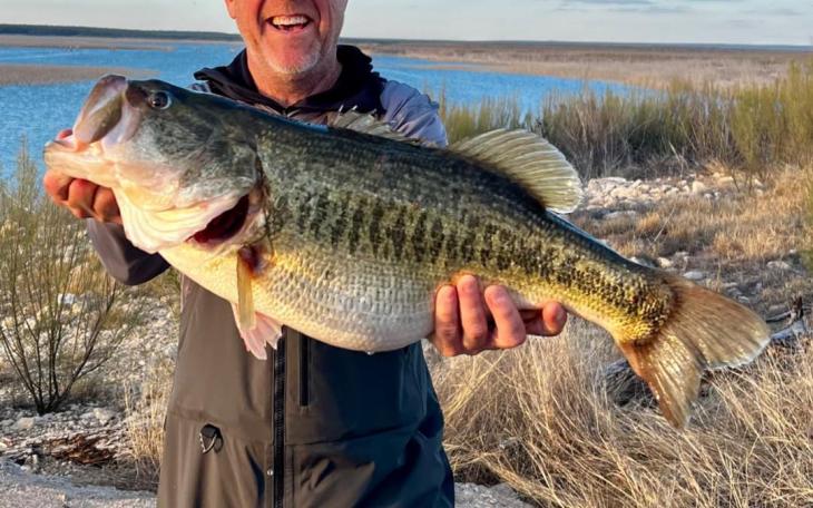 Thaddeus Galey ShareLunker (Courtesy TPWD)