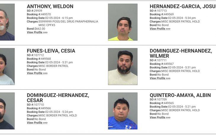 Illegal Aliens TGCJ 2.6.23 (Courtesy TGCSO)