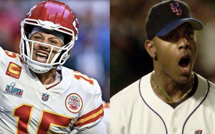 KC Chiefs QB Patrick Mahomes and his father, Pat Mahomes Sr.