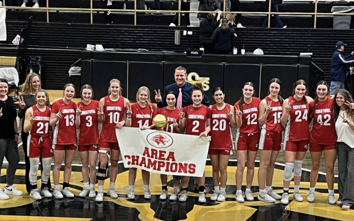 The Christoval Lady Cougars are Area Champs after beating the Ropes Lady Eagles, 40-32.