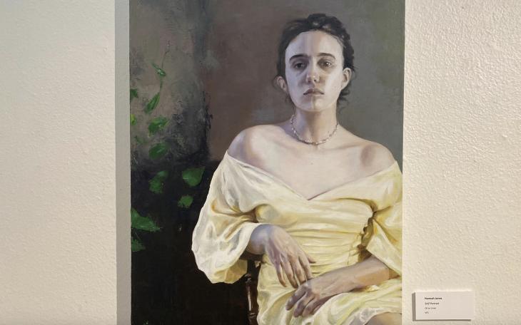 &quot;Self Portrait&quot; - Oil painting by Hannah Jones