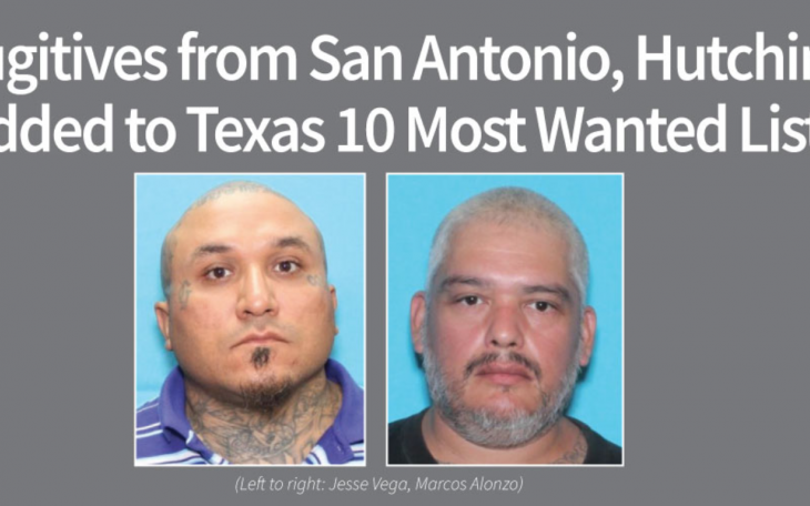 Vega and Alonzo Most Wanted Fugitives Courtesy DPS