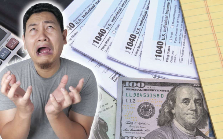 April 15 Tax Day Stress Courtesy Jack &amp; Kitty