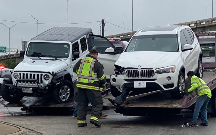 Beat Down of Brand New BMW at Bryant and Houston Harte