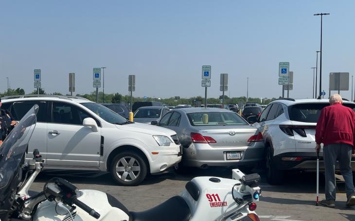 Hyundai Engaged in Demolition Derby at Walmart