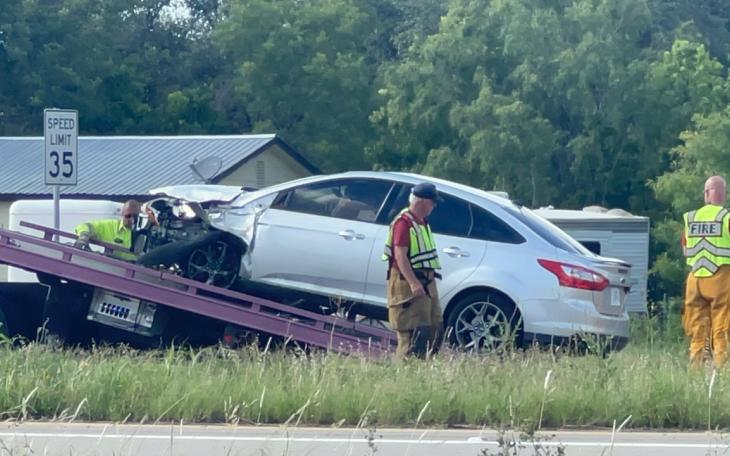 2 Cars Collide on US 87 in Grape Creek