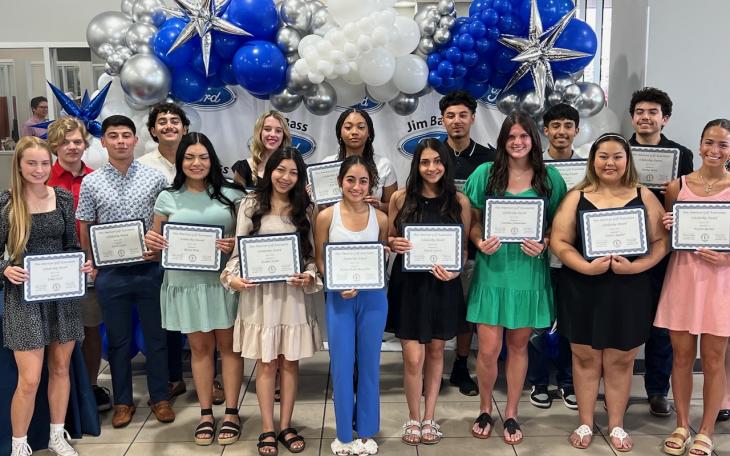 2024 Scholarship Recipients from the Pan American Golf Tournament