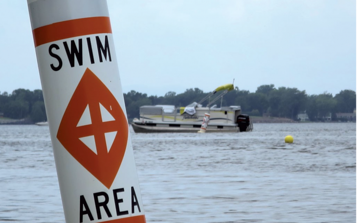 Swim Buoy at Lake (Courtesy sevendaysvt)