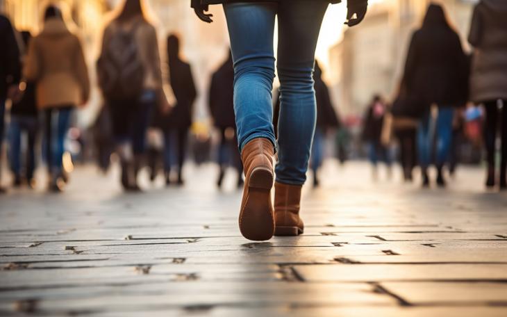 Walking with Traffic