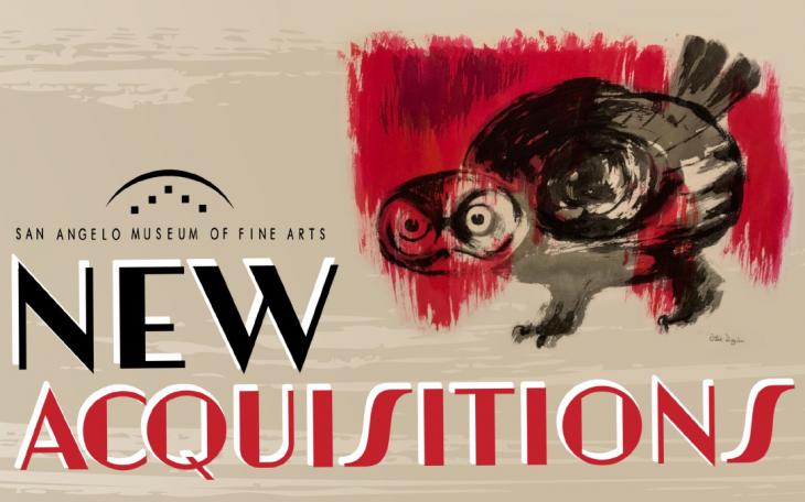 Otis Dozier (American, 1904-1987), Big-eyed Owl, n/d, watercolor on paper. Gift of Denni Davis Washburn 2021.18.4