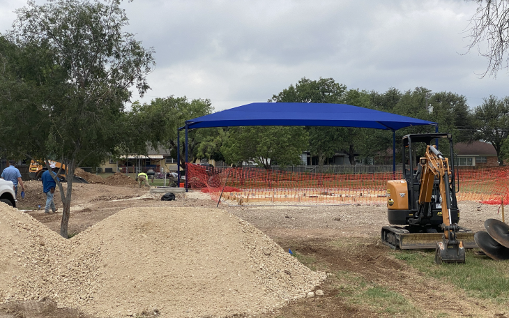 San Angelo's First Splash Pad work