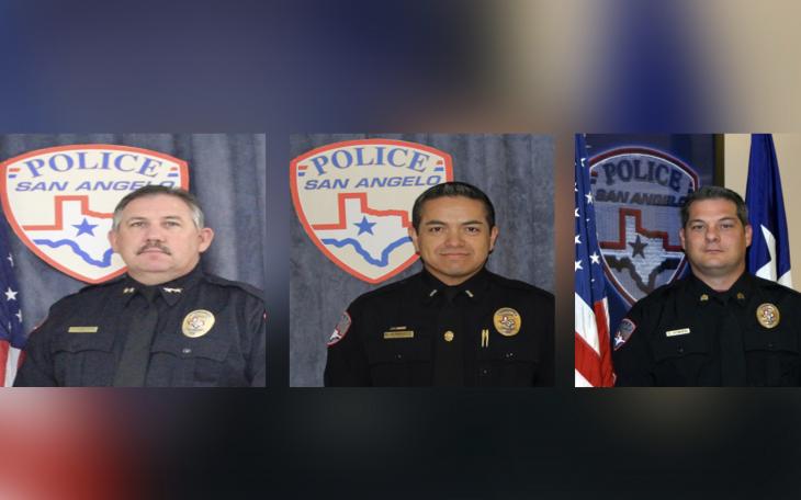 Former Chief Frank Carter (Left), Lt. Mike Hernandez (Middle), Assistant Chief David Howard (Right)